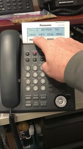 Panasonic programming DND