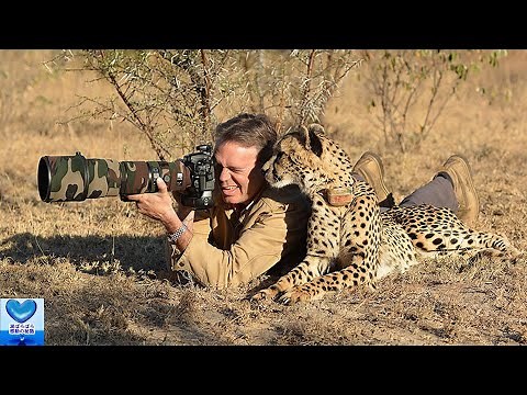 The adorable animals snuggling up to the photographer are heartwarming [moving]