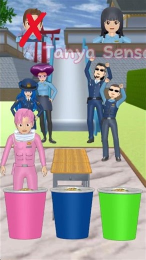 Choose Right Color SAKURA School Simulator #sakuraschoolsimulator #shorts #tiktok #sakura