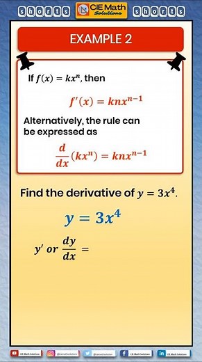 ✅What is power rule in differentiation? |Power rule for derivatives| Differential Calculus |AS Level