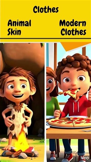 Early Humans vs Modern Humans | Then vs Now | Kids Learning