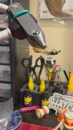 Size18 barbless ‪@ahrexhooks3652‬ fox Squirrel hares ear.