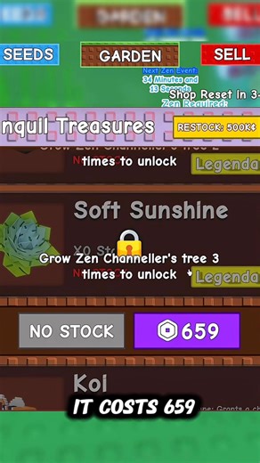 How to get soft sunshine seed in the new zen event . Soft sunshine seed code 2025. #growagarden🥒🌶🍅 #robloxfyp #seed #kitsune #growagarden #softsunshine #roblox | Grow a garden