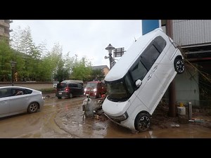 豪雨災害から一夜明けた熊本県人吉市
