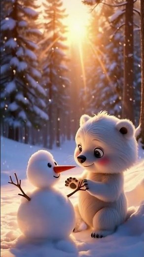 👉 Little Polar Bear and the Snowman #animation #cuteanimals #cartoon