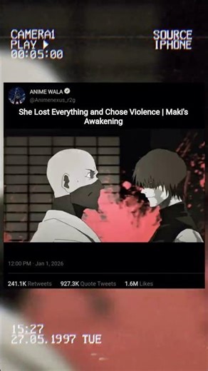 They created a monster."Maki Zen'in vs.she Entire Zen'in Clan)#JujutsuKaisen #MakiZenin #AnimeEdit