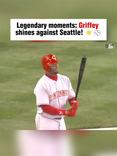 428K views · 9.5K reactions | On June 24, 2007, Ken Griffey Jr. hit two home runs in his first series as a visiting player in Seattle, tying and surpassing Mark McGwire for 8th place on the all-time home runs list. (via MLB) #kengriffeyjr #Reds #cincinnati #baseball | MLB Throwbacks | Facebook