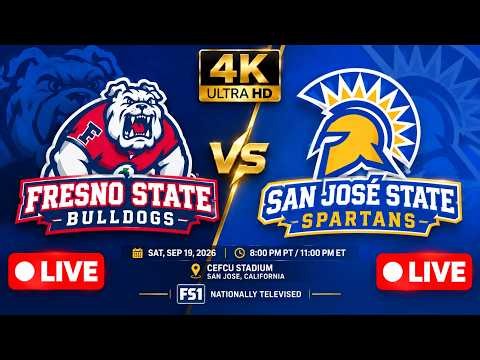 Fresno State vs San José State LIVE HD 09/20/2026 | College Football LIVE | NCAAF Week 2 LIVE