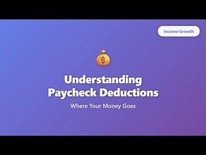Understanding Paycheck Deductions: Where Your Money Actually Goes (Complete Guide)