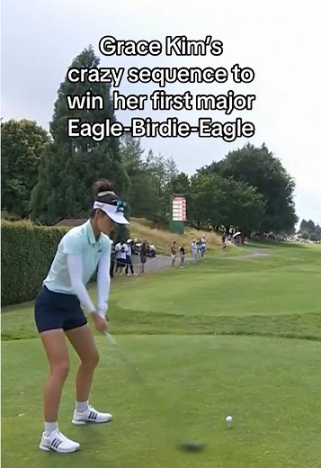 So she really did that 🤯 eagle 18 to force the playoff then a chip-in birdie and another eagle to take home the title #lpga #golf #playoffs