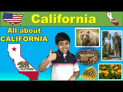 CALIFORNIA | Learn 50 States of the USA | Learn About California | Interesting and Fun Facts