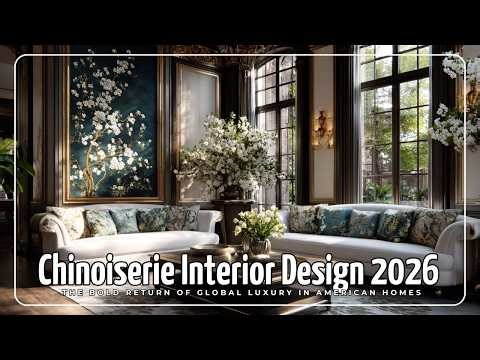 Chinoiserie Interior Design 2026 🇨🇳✨ The Bold Return of Global Luxury in American Homes