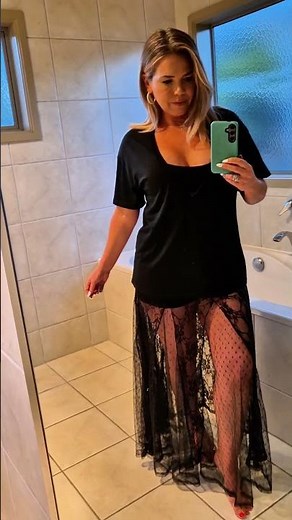 Amazon Lace Maxi Skirt 🖤 Statement Outfit That Turns Heads
