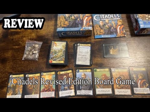 My Review of Citadels the Game - Medieval Strategy Game for Kids and Adults