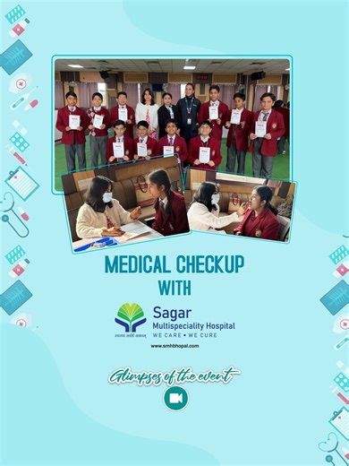 SPS Saket Nagar on Instagram: "Early care, better tomorrow. Medical Checkup Camp organized at Sagar Public School, Saket Nagar for our students’ well-being 🌱 #HealthyStudents #SchoolCare #SPS #StudentWellbeing #sagarmultispecialityhospital"