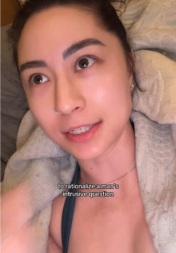 “At least he was nice about it!” He shouldn’t have asked. “Maybe he knows someone going through something similar!” Then he should know it’s an inappropriate question to ask. “It’s okay to be curious!” Yep, and it’s also okay to keep his curiosity to himself. “Some people like to talk about it!” Then they are welcome to talk about it…but do they really *like* taking about it, or have they been conditioned to place other people’s curiosity ahead of their own comfort? “He handled it well!” Yeah, a