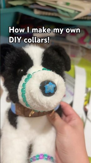 How I make my own collars for my ESSAs #essa #diy #kandi #dragonpuppeteer #dragonpuppets #tadc