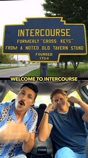 225K views · 2.6K reactions | Welcome to Intercourse, Pennsylvania! #intercoursepa #pa #pennsylvania | Austin & Colin | Facebook