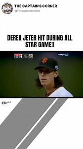 Did You Know, Derek Jeter Even Got hit during All Star Game!! #DerekJeter #yankees #mlb #baseball | The Captain's Corner