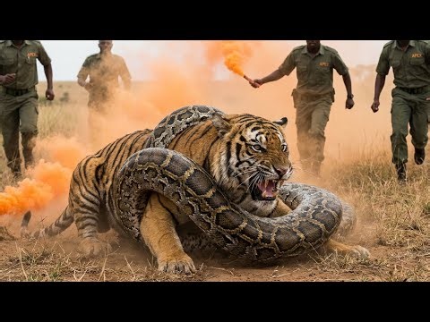 Giant Python Attacks! We Rescue Animals from Deadly Animal Fights 🐍