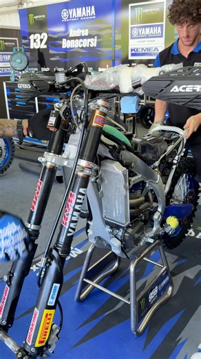 1.2M views · 21K reactions | 藺 How the Monster Energy Yamaha Factory MXGP team have set up for the #MXGP of China! These flight cases have come straight from the previous round in Turkey last weekend, which is why Maxime Renaux #959’s #Mechanic Ray Hansmeyer has put a new engine in the bike for the Grand Prix this weekend! ️✨#YamahaRacing #Motocross | Yamaha Racing | Facebook