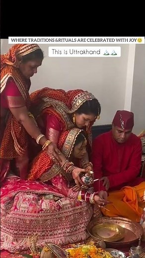 A land where Traditions & Rituals are celebrated with heartfelt joy 😊This is Uttrakhand #ytshorts