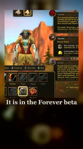 Blizzard Cut This Tauren Racial in 2004. It's Back in WoW Forever.