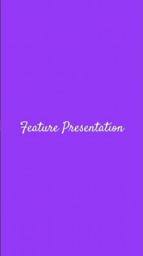 the new intro for all movies of feature presentation