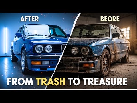 I Restored a Junk BMW E28 — From Trash to Treasure! Full Transformation
