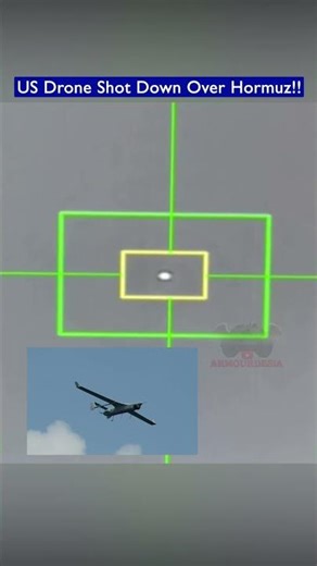 Iran Shoots Down US Navy RQ-21A Blackjack Drone Over Strait of Hormuz!!