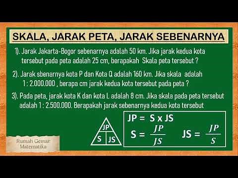 HOW TO CALCULATE THE SCALE OF ACTUAL DISTANCE MAPS