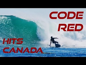 massive CODE RED TEAHUPO'O swell hits CANADA: mid-summer dream waves