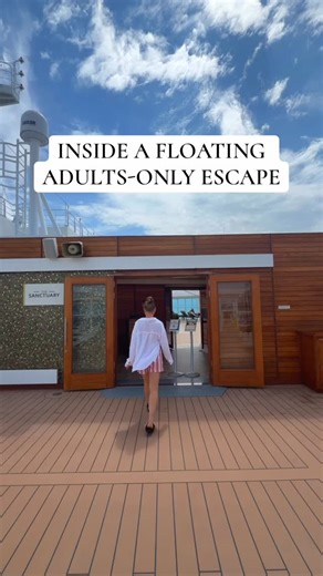 Welcome to The Sanctuary on board the Discovery Princess by @princesscruises 🌿✨ This adults-only retreat is the perfect escape when you want a quiet, luxe getaway at sea. 🛋 What’s included: – Comfy loungers & shaded cabanas – Attentive Serenity Stewards for drinks snacks – Plush towels and upgraded relaxation spaces – Priority access to the spa menu (extra cost) 💵 Cost: 💦 You can purchase either half or full-day Sanctuary passes 🎉 Who gets in for free? Guests booked in Sanctuary Collection 