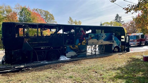 UMass Lowell band escapes bus fire, performs despite losses