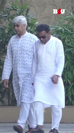 AR Rahman Arrives To Pay Tribute At Asha Bhosle’s Residence #bollywood #arrahman