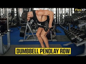 Dumbbell Pendlay Row Form & Tutorial Guide (30 Seconds) - FlexXP