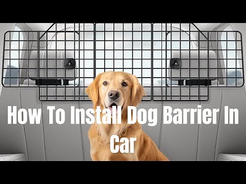 How To Install Dog Barrier In Car | Rabbitgoo Dog Barrier