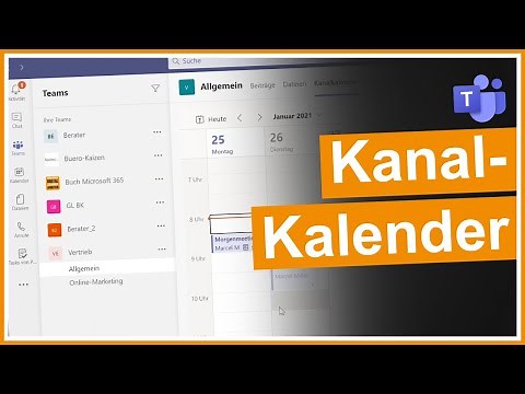 NEU: Gemeinsamer Kalender in Microsoft Teams (Outlook-Alternative)