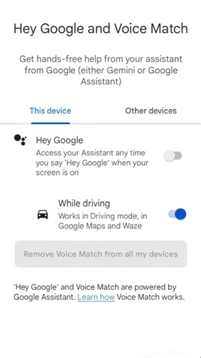 🫥Google Assistant voice set in android phone🥵 📱#shorts