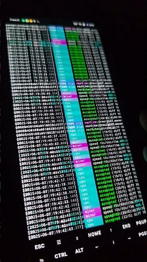 Mining XMR In Android 😱😱😱 #trending #mining #termux