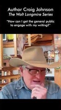 Craig Johnson: "How can an author keep up their visibility today?" #writing #publishing