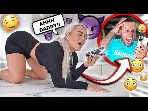 CALLING MY HUSBAND PHONE WHILE MOANING PRANK **HE FREAKED OUT**