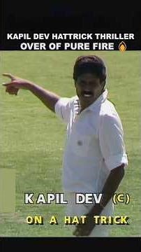 Kapil Dev Hattrick Drama: Pure Fire - Analysis #short #vintagecricket #crickethistory #cricketfans