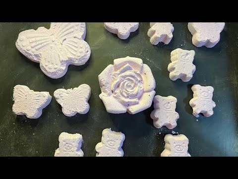DUSTY Gummy Bears | Gym Chalk Reforms | Dusting, Sifting& Powder Play | ASMR