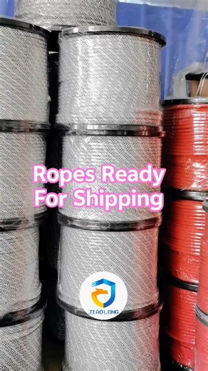 Ropes Ready For Shipping Specialty Synthetic Fiber Ropes & Bespoke Engineering Solutions -JIAOLONG®