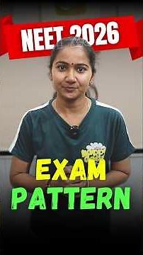 NEET 2026 Exam Pattern!!