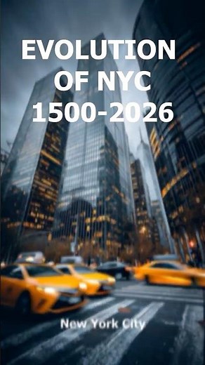 EVOLUTION of New York City 1500–2026 🌆 | NYC History Short