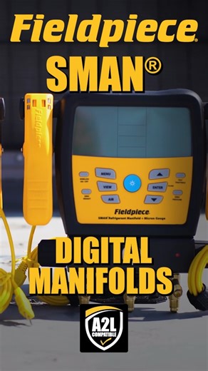 275 reactions · 37 shares | Did you know the SM380V and SM480V Digital Manifolds are compatible with A2L refrigerants? If you already own an SMAN, download the latest firmware update to include all supported refrigerants: https://www.fieldpiece.com/download-software-firmware-updates/ #hvac #hvacr #hvacrlife #hvacrtech #fieldpiece | Fieldpiece Instruments | Facebook