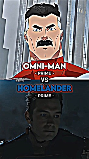 Omni-Man vs Homelander #short #shorts #omniman #homelander #invincible #theboys #battle
