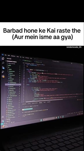 Barbad Hone Ka Shortcut: Coding 😭💻#coding#programming #memes#viral#viralvideo #viralshorts #explore
